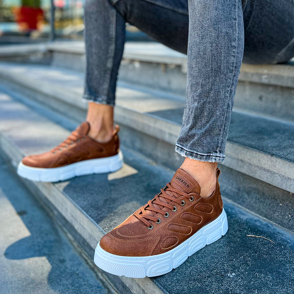 Mens sneakers tan 105